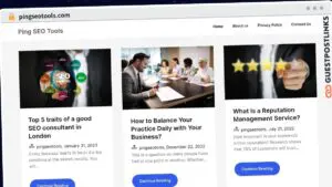 Publish Guest Post on pingseotools.com