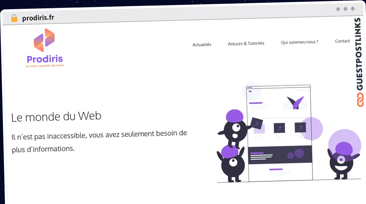 Publish Guest Post on prodiris.fr