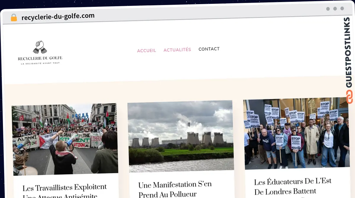 Publish Guest Post on recyclerie-du-golfe.com