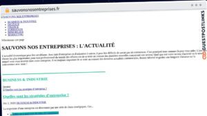 Publish Guest Post on sauvonsnosentreprises.fr
