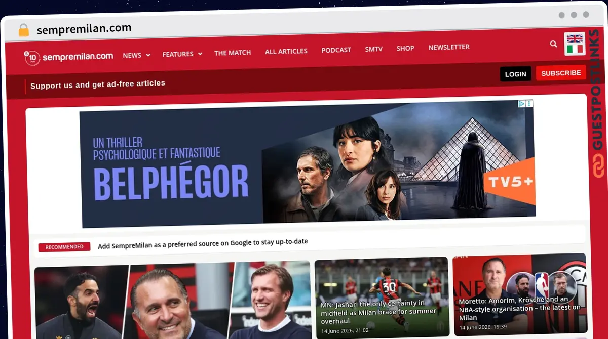 Publish Guest Post on sempremilan.com