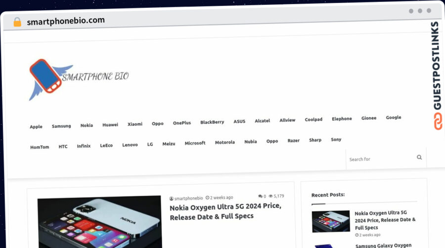 Publish Guest Post on smartphonebio.com