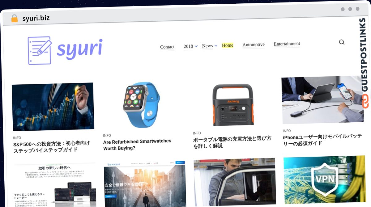 Publish Guest Post on syuri.biz