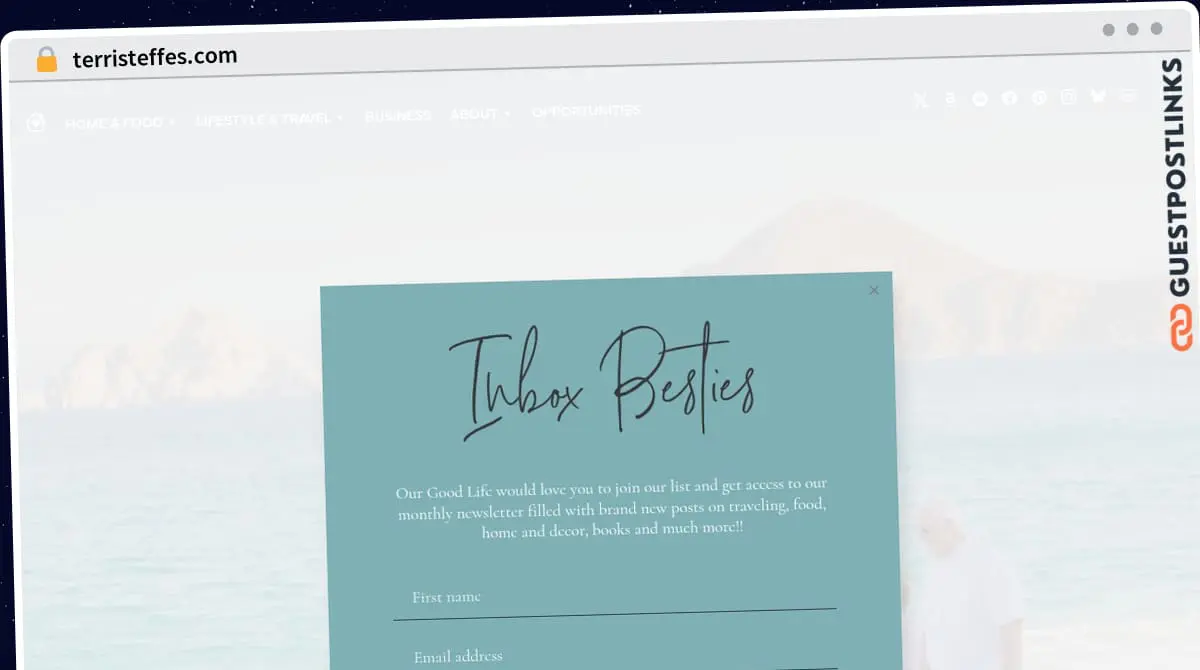 Publish Guest Post on terristeffes.com