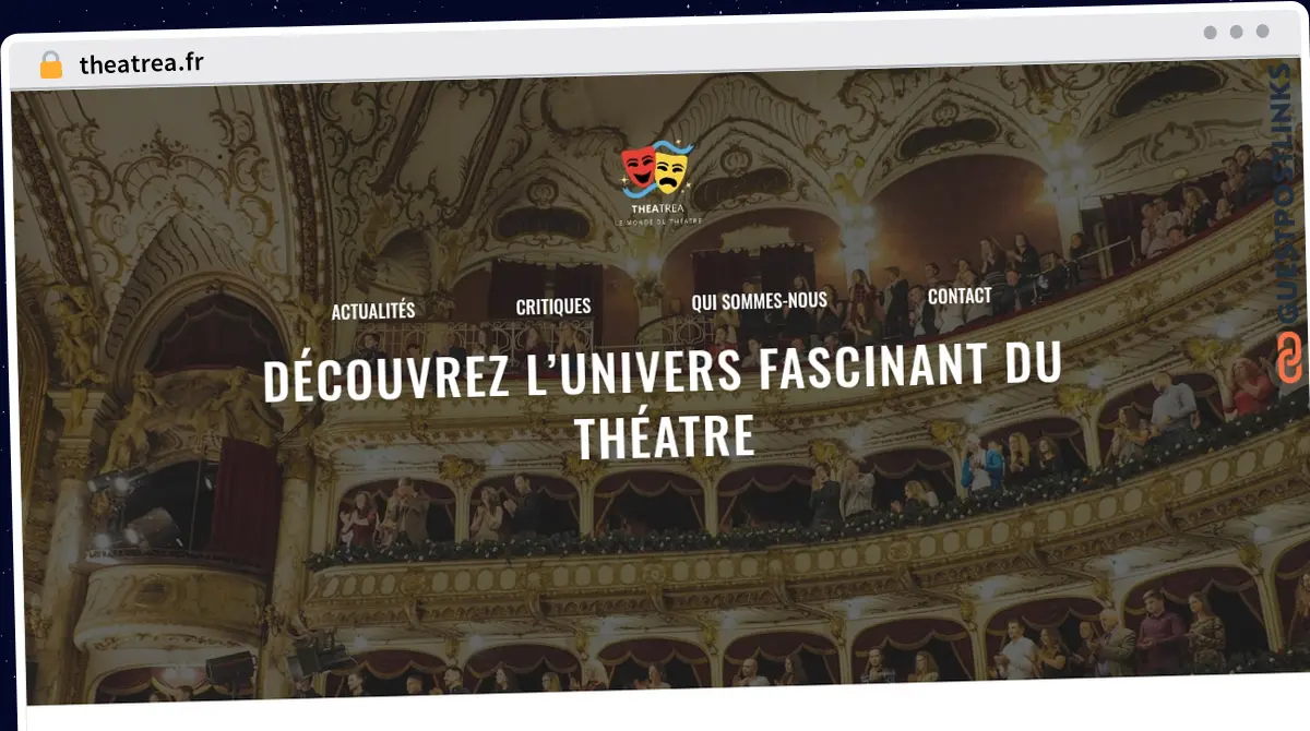 Publish Guest Post on theatrea.fr
