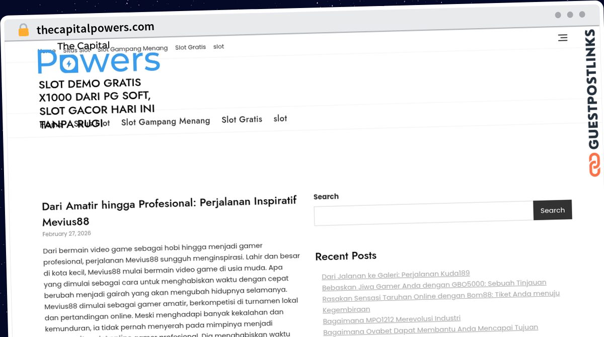 Publish Guest Post on thecapitalpowers.com