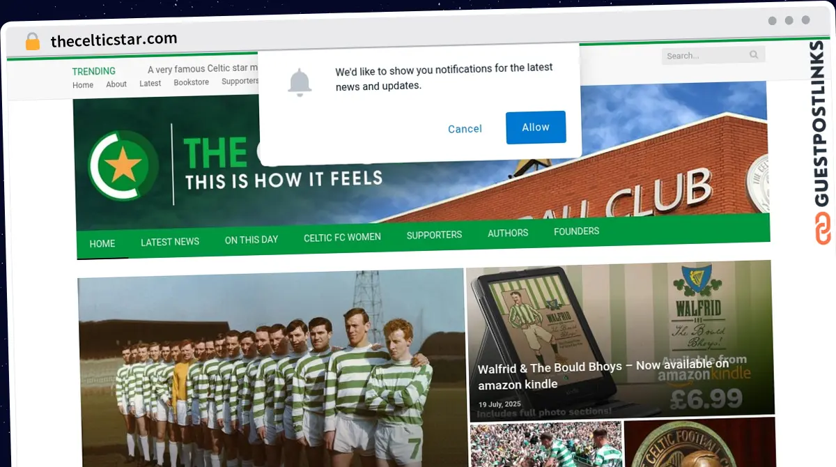 Publish Guest Post on thecelticstar.com