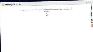 Publish Guest Post on thedailystocks.com
