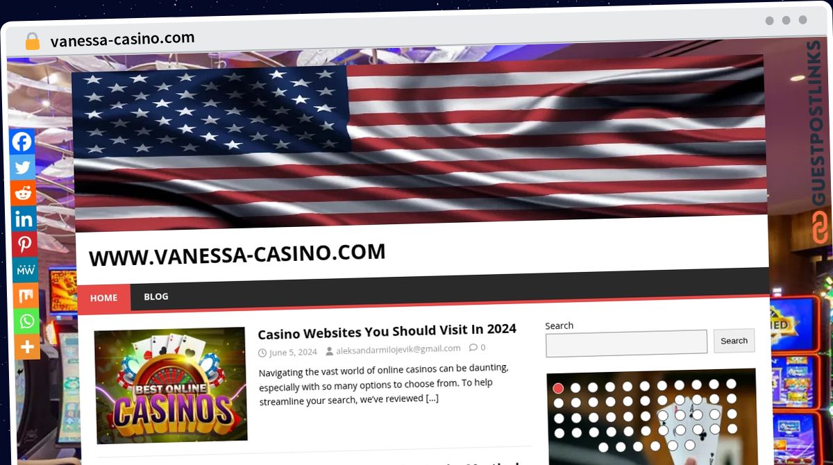 Publish Guest Post on vanessa-casino.com