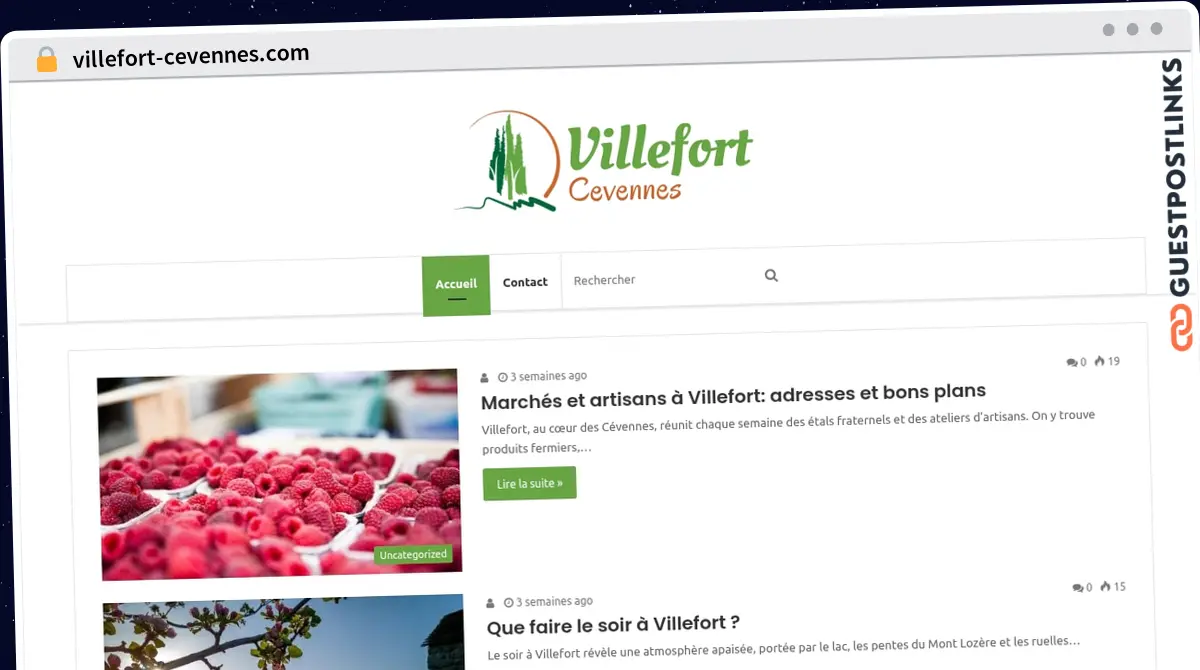 Publish Guest Post on villefort-cevennes.com