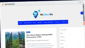 Publish Guest Post on we-travel.biz