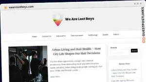 Publish Guest Post on wearelostboys.com