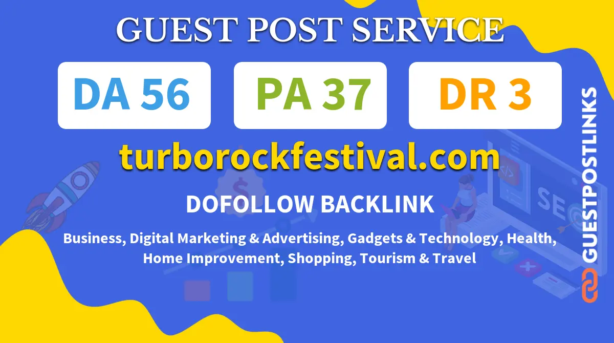 Buy Guest Post on turborockfestival.com