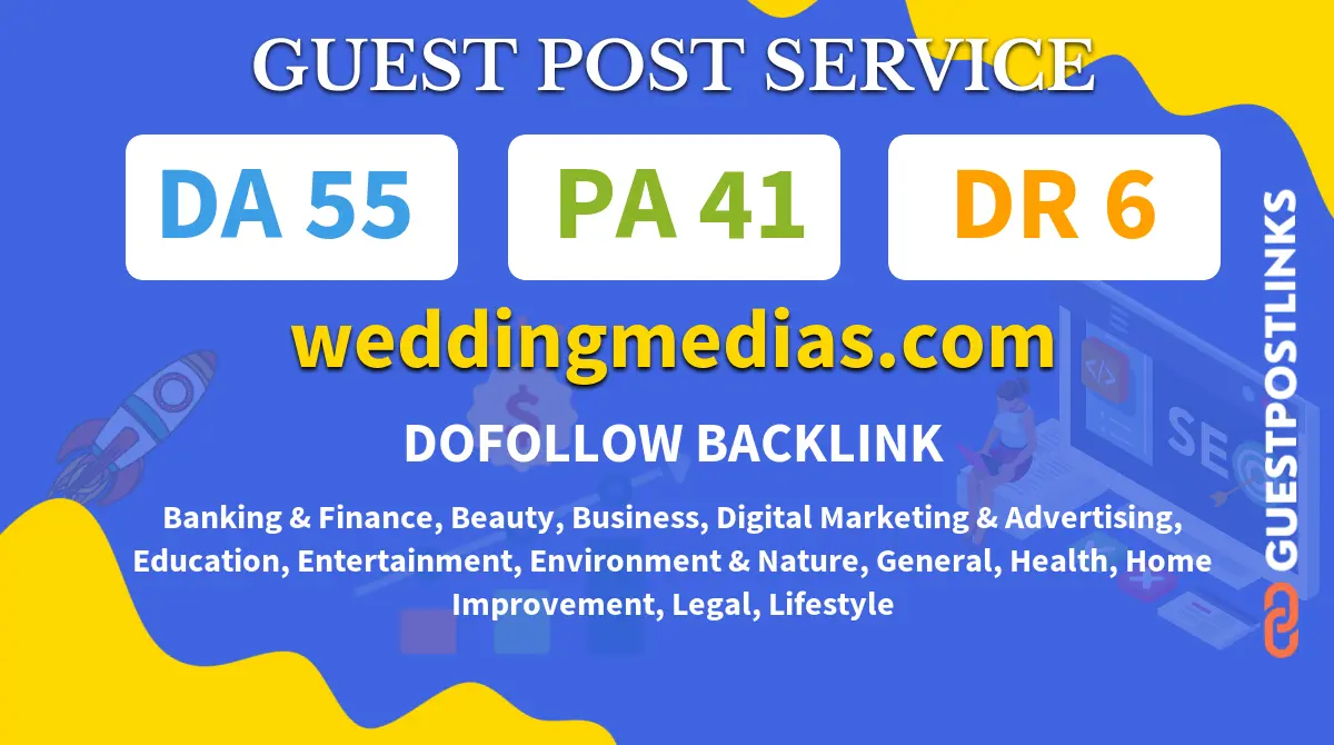 Buy Guest Post on weddingmedias.com