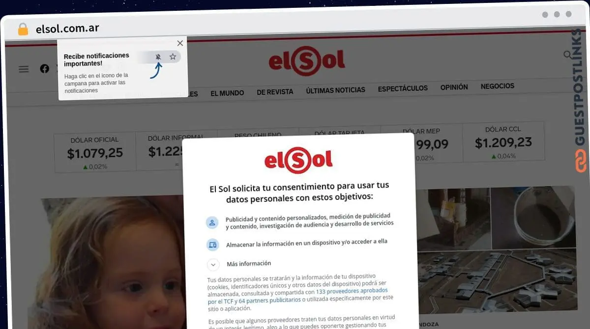 Publish Guest Post on elsol.com.ar