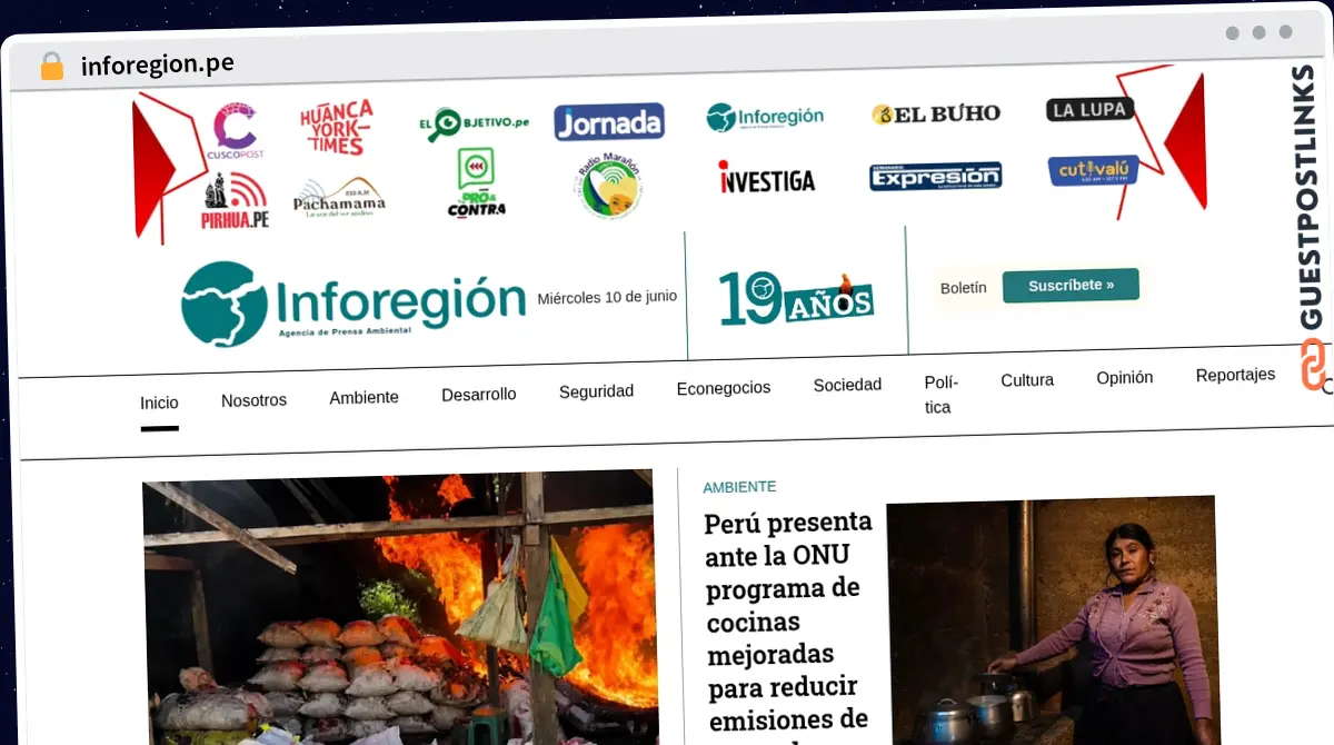 Publish Guest Post on inforegion.pe