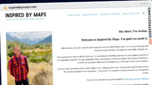 Publish Guest Post on inspiredbymaps.com