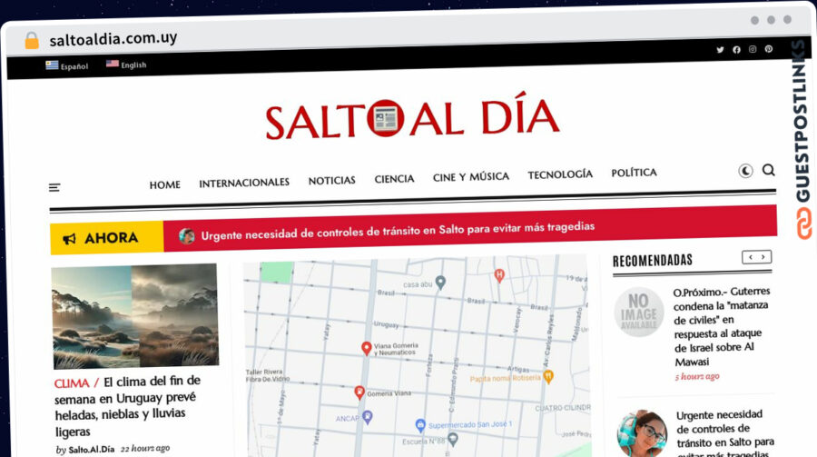 Publish Guest Post on saltoaldia.com.uy