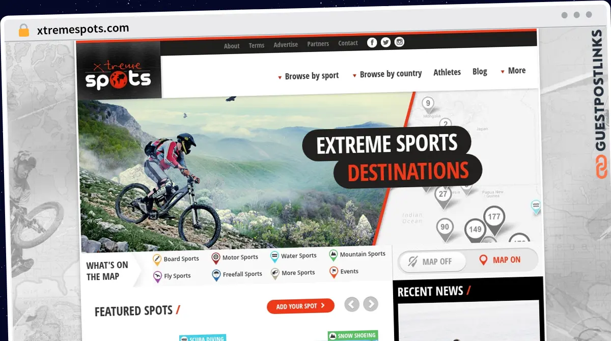 Publish Guest Post on xtremespots.com