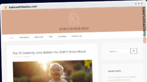 Publish Guest Post on babeswithbabies.com