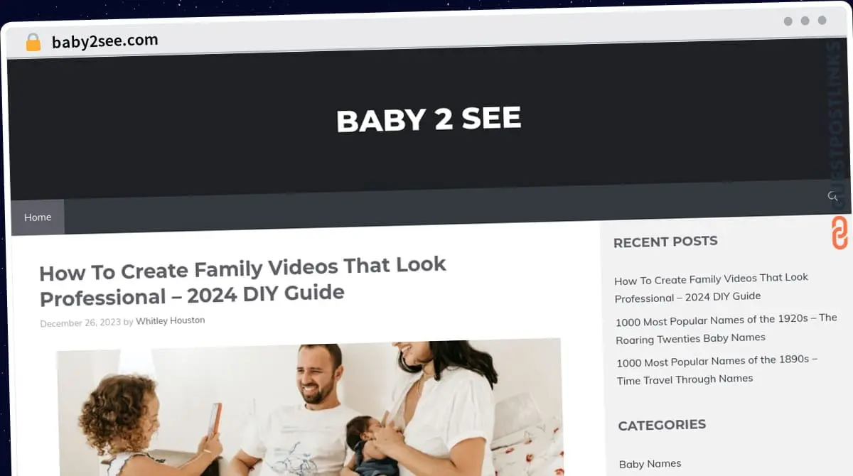 Publish Guest Post on baby2see.com