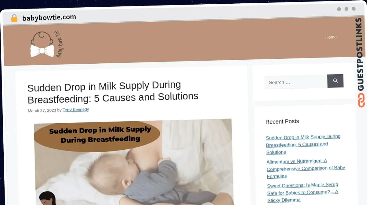 Publish Guest Post on babybowtie.com