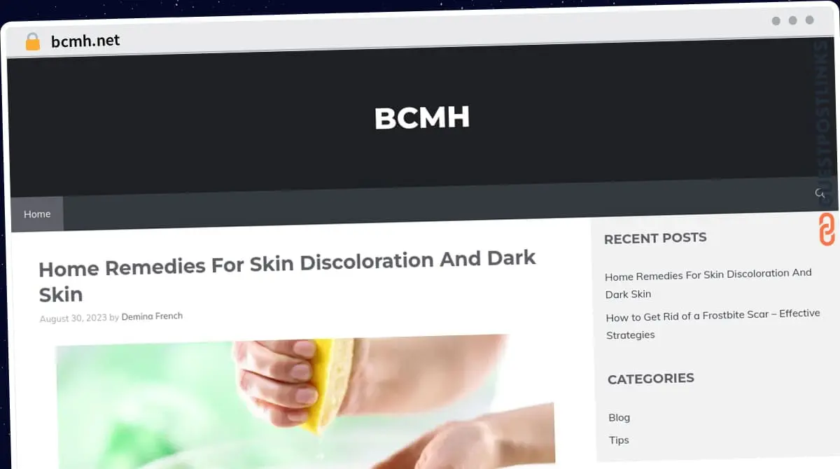 Publish Guest Post on bcmh.net