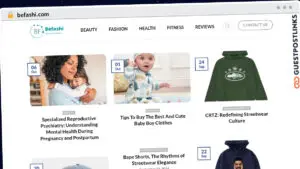 Publish Guest Post on befashi.com