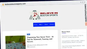 Publish Guest Post on believeinbostonsports.com