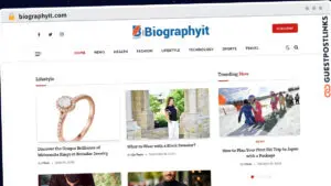 Publish Guest Post on biographyit.com