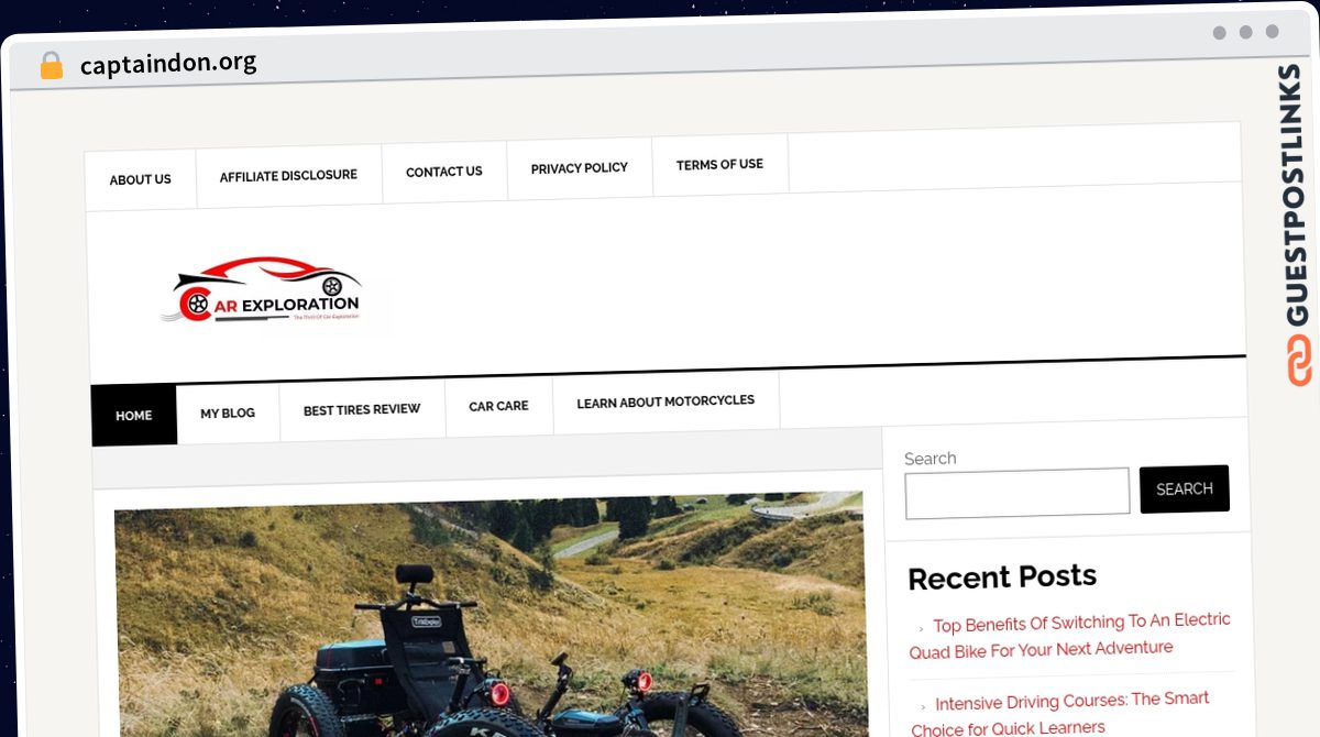 Publish Guest Post on captaindon.org