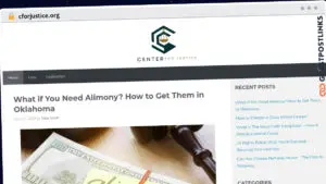 Publish Guest Post on cforjustice.org
