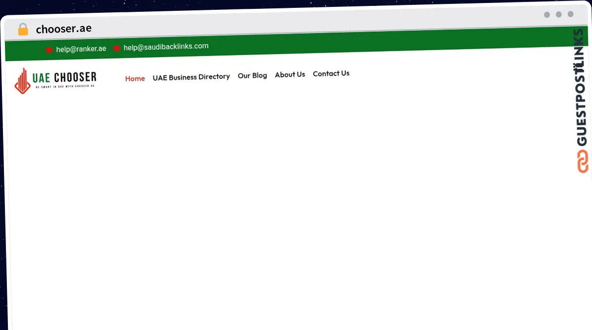 Publish Guest Post on chooser.ae