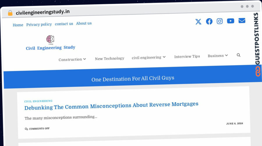 Publish Guest Post on civilengineeringstudy.in