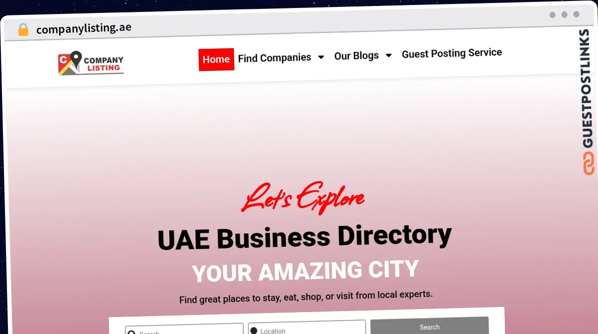 Publish Guest Post on companylisting.ae