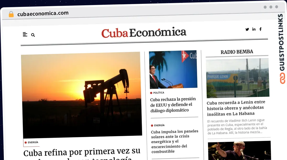Publish Guest Post on cubaeconomica.com