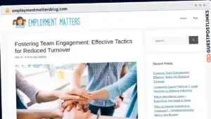 Publish Guest Post on employmentmattersblog.com