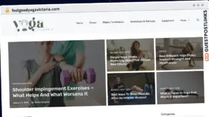 Publish Guest Post on feelgoodyogavictoria.com