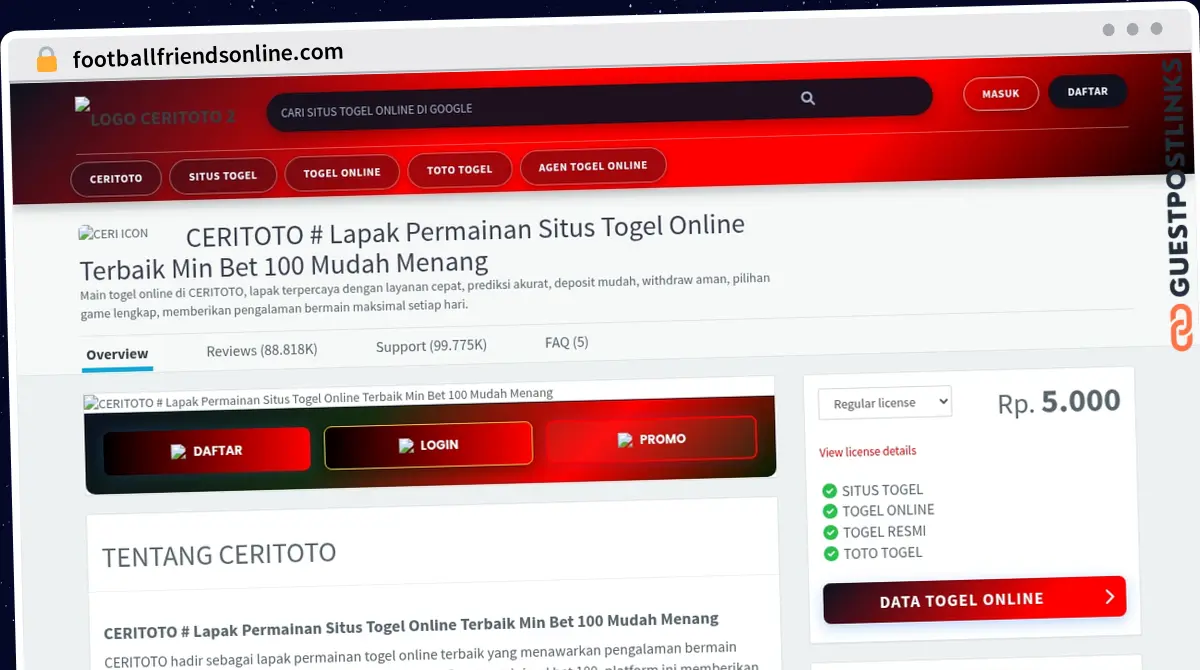 Publish Guest Post on footballfriendsonline.com