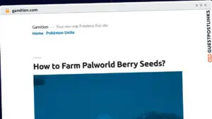 Publish Guest Post on gamition.com