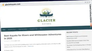 Publish Guest Post on glacierkayaks.com