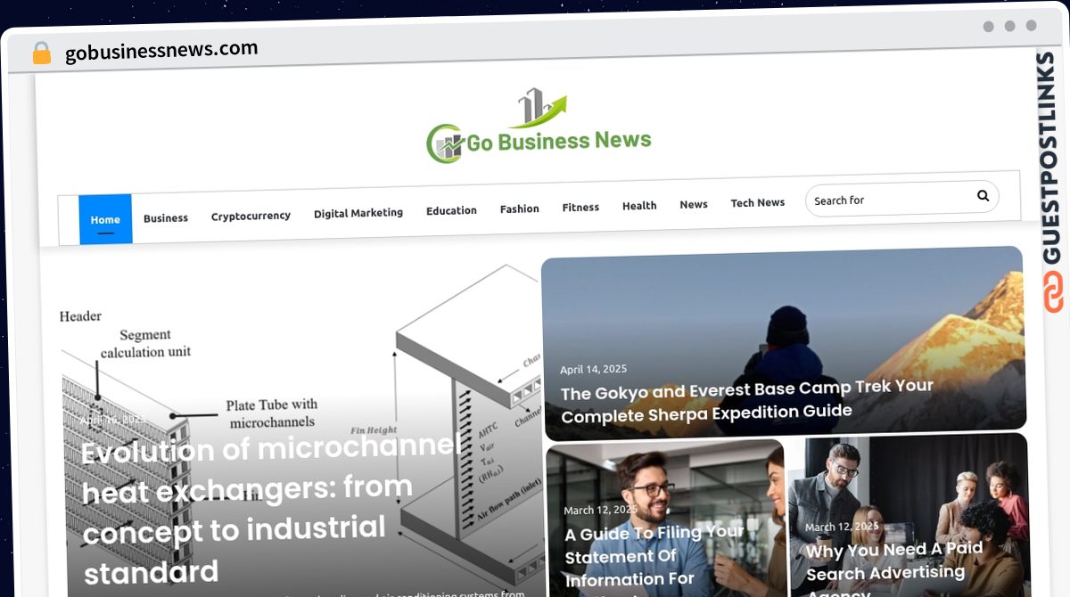 Publish Guest Post on gobusinessnews.com