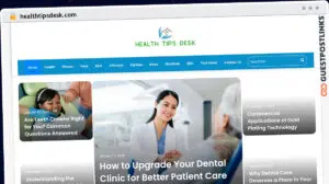 Publish Guest Post on healthtipsdesk.com