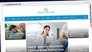Publish Guest Post on healthtipsdesk.com