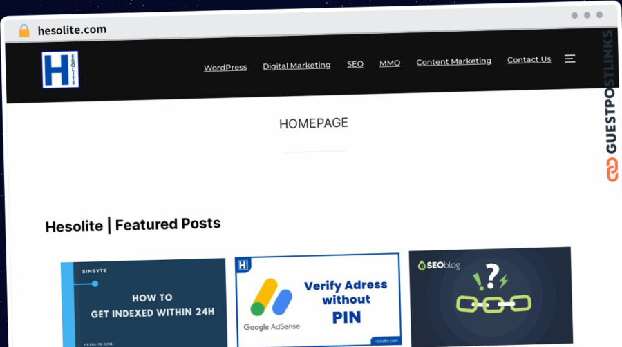 Publish Guest Post on hesolite.com