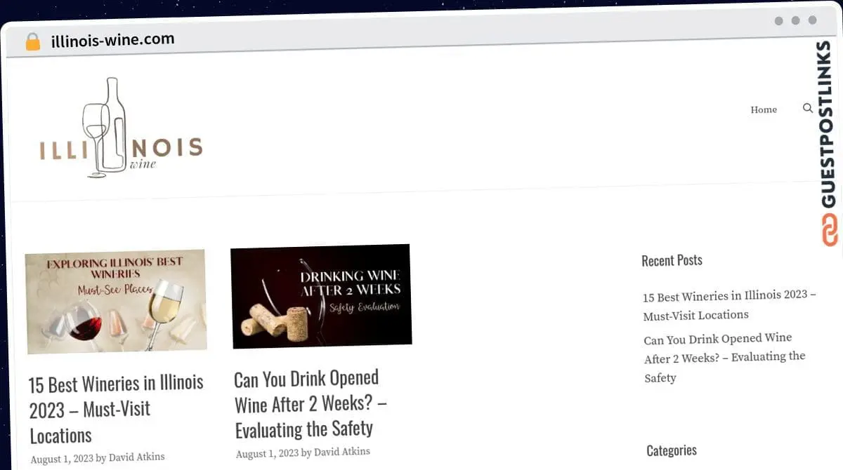 Publish Guest Post on illinois-wine.com