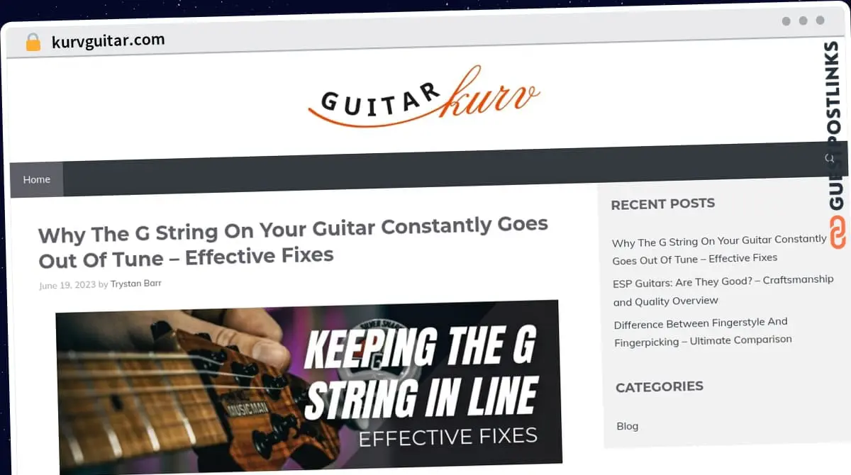 Publish Guest Post on kurvguitar.com