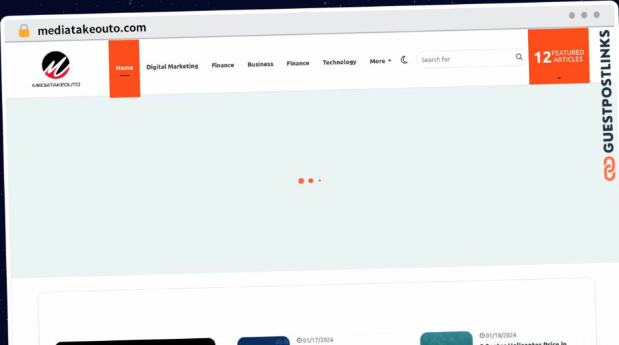 Publish Guest Post on mediatakeouto.com