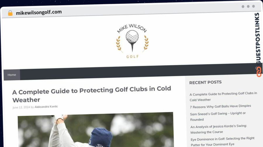 Publish Guest Post on mikewilsongolf.com