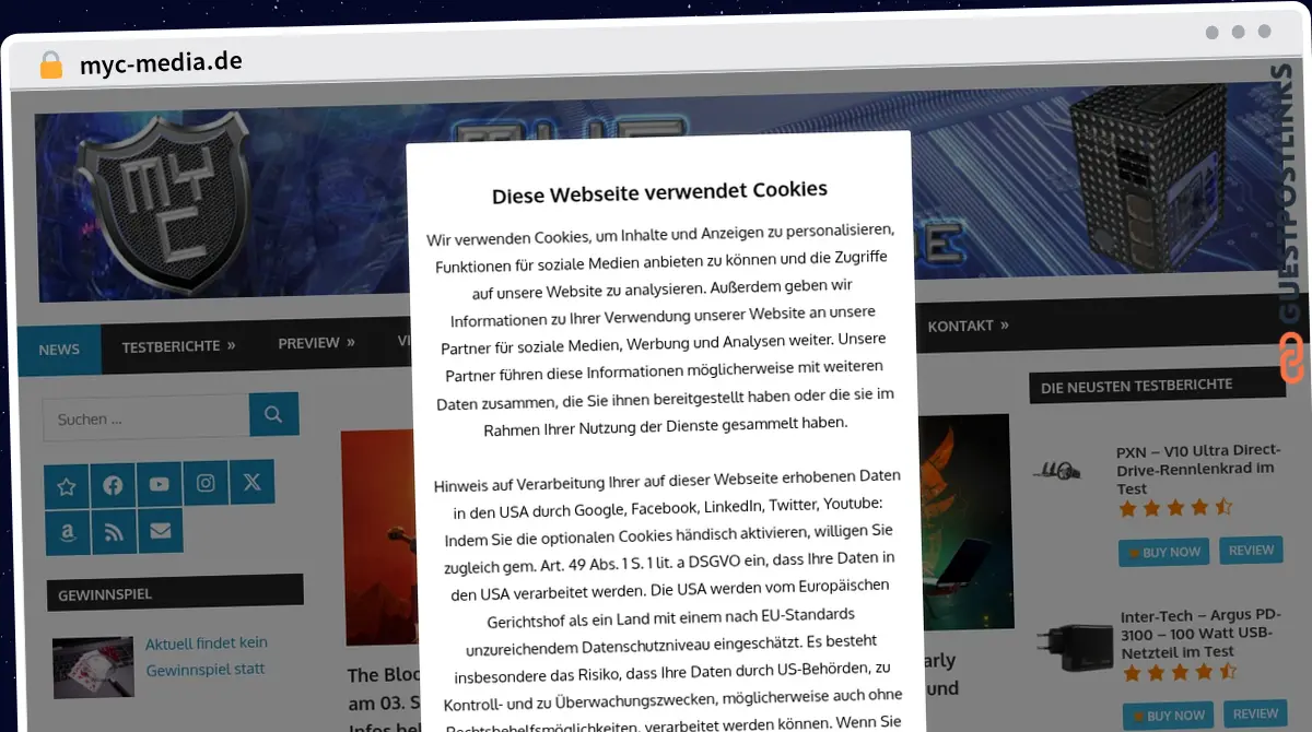 Publish Guest Post on myc-media.de